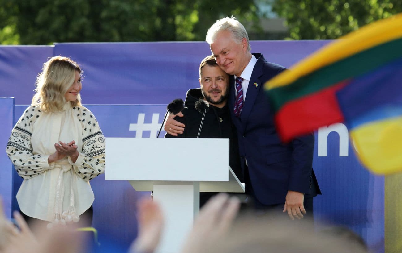 Науседа нагадав Навроцькому про важливість співпраці з Зеленським